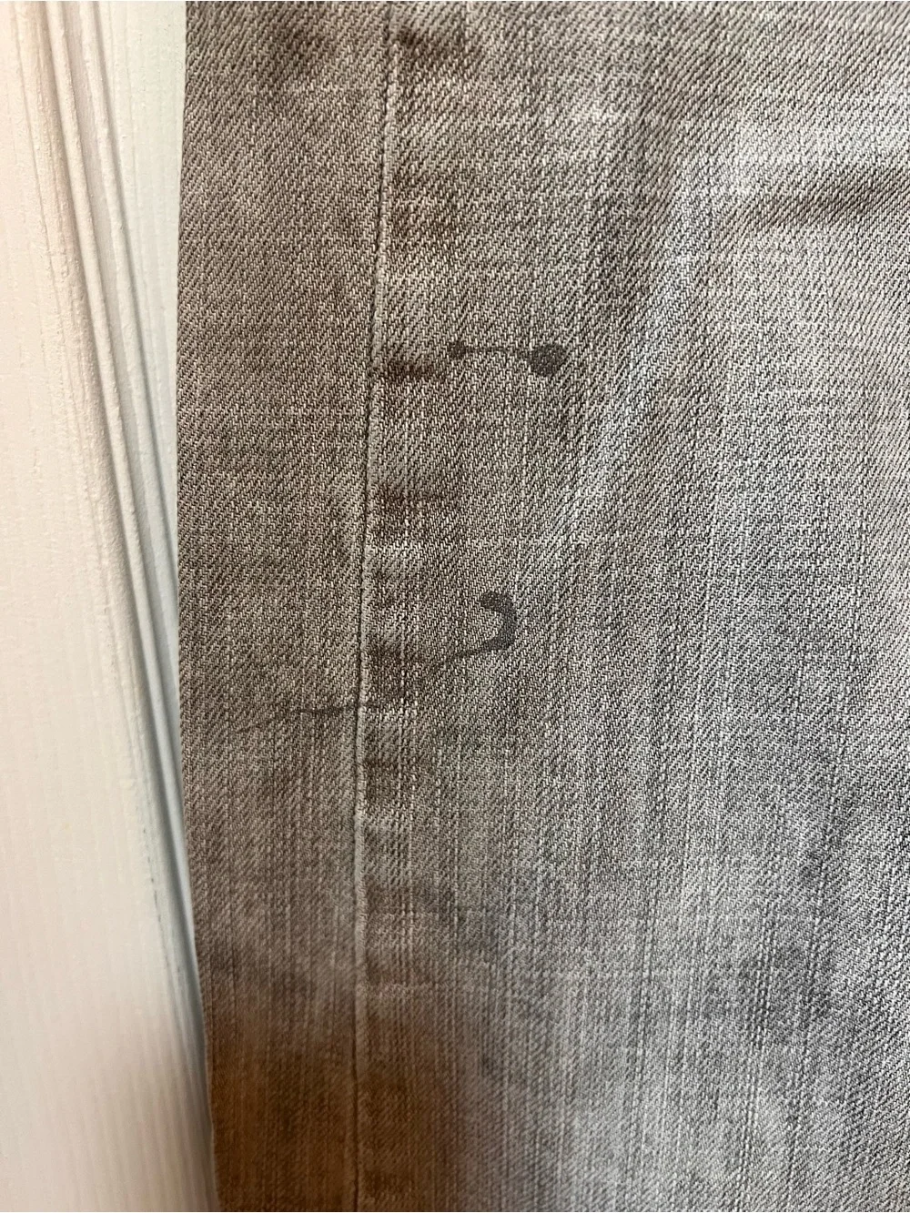 Levi's Men's Washed Grey Straight Jeans